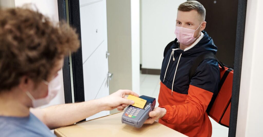 宅食の注文から受け取り・保存までの流れをやさしく図解したイラスト