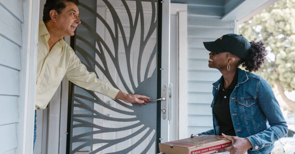 宅食を続けやすくするためのコツと生活習慣との相性を示すイメージイラスト